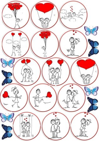 Печать изображений для капкейков