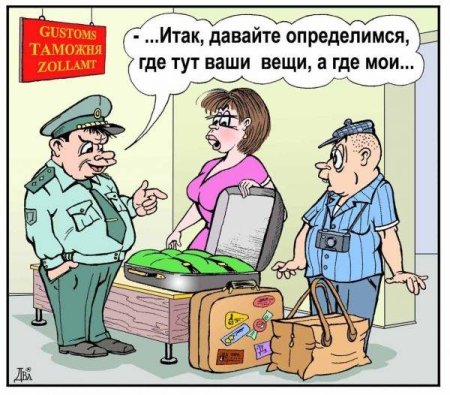 Таможня карикатура