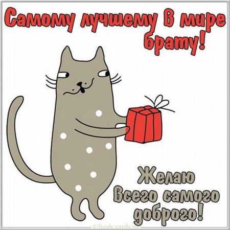 С днём рождения брату от сестры