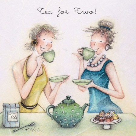 Подружки за чаем