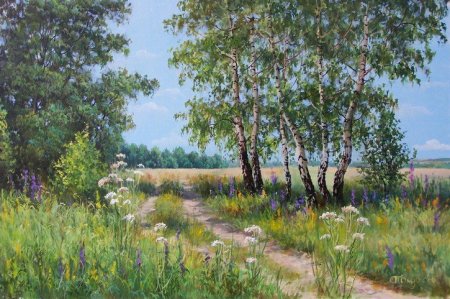 Картины пейзажи художник Покушева Елена