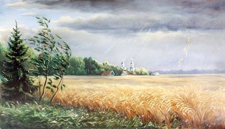 Конин художник пшеничное поле