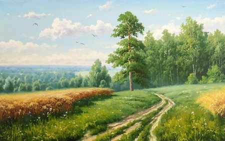 Художник Сергей Курицын пейзажи