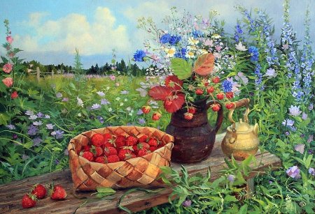 Художник Инесса Сафронова картины деревня