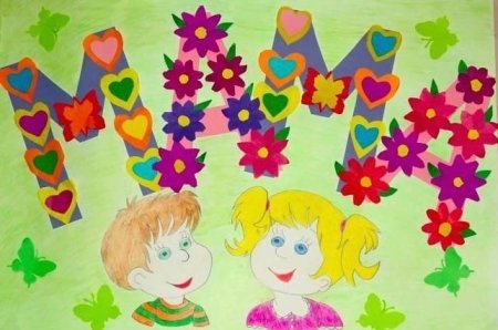 Коллективная работа к 8 марта в детском саду старшая