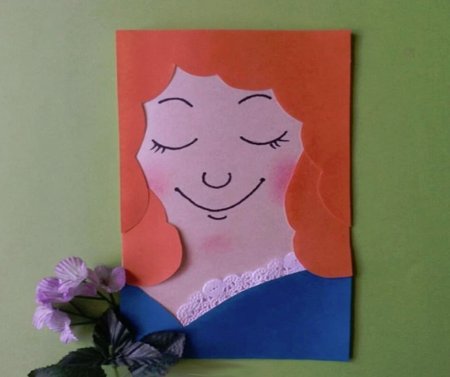 Аппликация ко Дню мамы