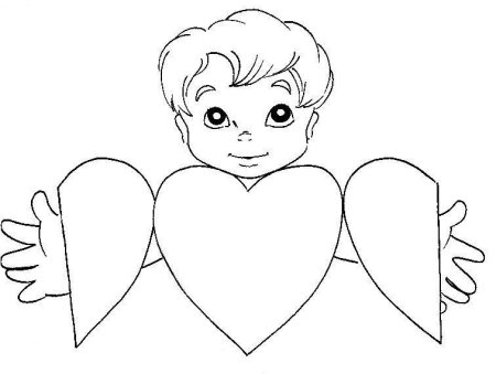 Аппликация ко Дню матери трафарет