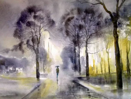 Осенний пейзаж Игорь Хайков