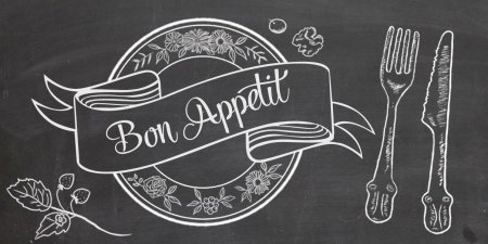 Обеды на грифельной доске