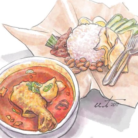 Нарисовать обед