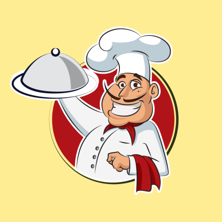 Повар рисунок