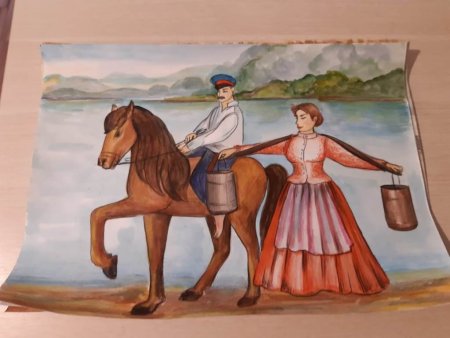 Рисунок на казачью тему