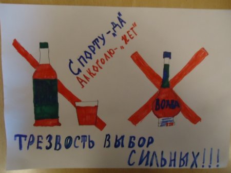 День трезвости плакат