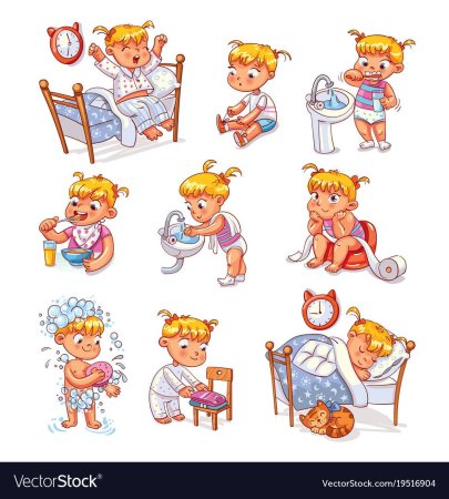 Карточки режим дня