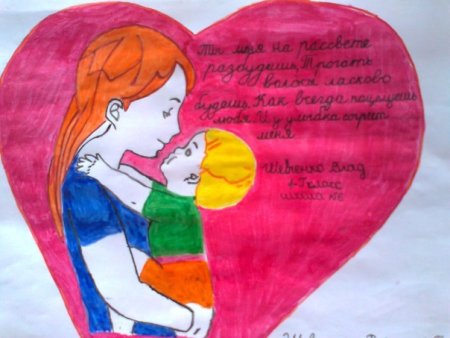 Конкурс рисунков ко Дню мамы