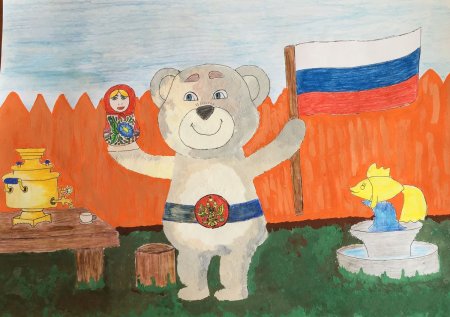Рисование на тему Россия