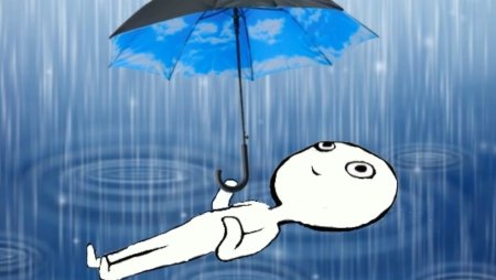 Рисование с детьми дождик