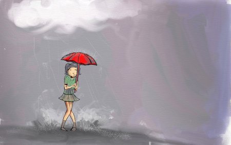 Рисование Весенняя гроза