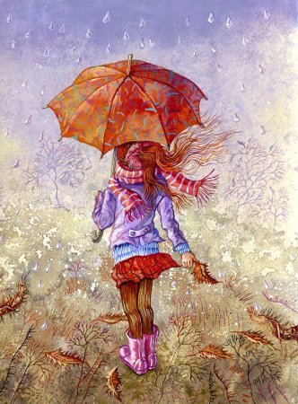 С добрым дождливым утром прикольные