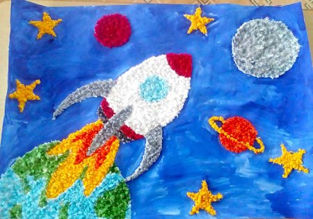 Поделки ко Дню космонавтики