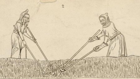 Рисунок о труде средневекового человека