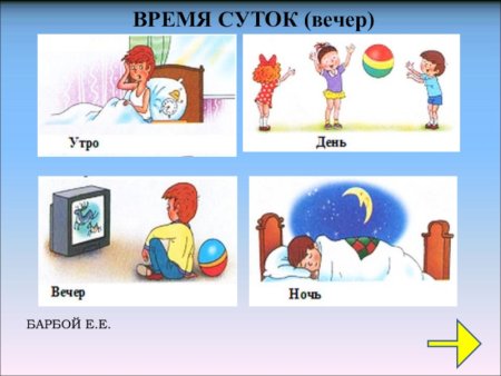 Утро, день, вечер, ночь