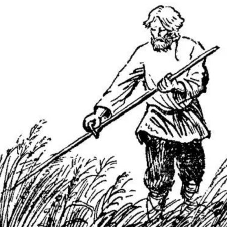 Иллюстрация к рассказу Косцы Бунин