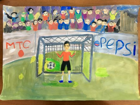 Рисунки и поделки на тему футбол