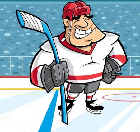 Мультяшные хоккеисты
