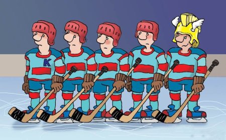 Плакат хоккей