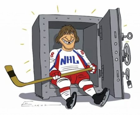 Хоккей карикатура