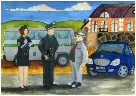 Рисунок ко Дню полиции