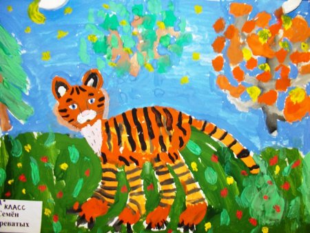 Поделки на день тигра для детского сада