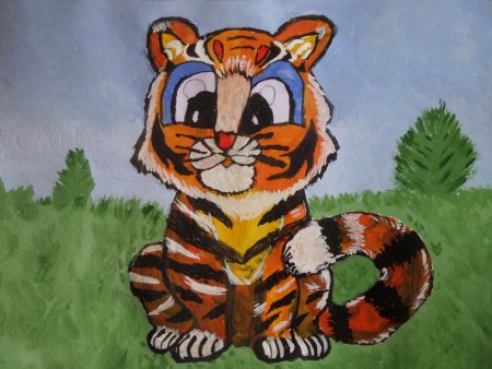 Поделка Тигренок