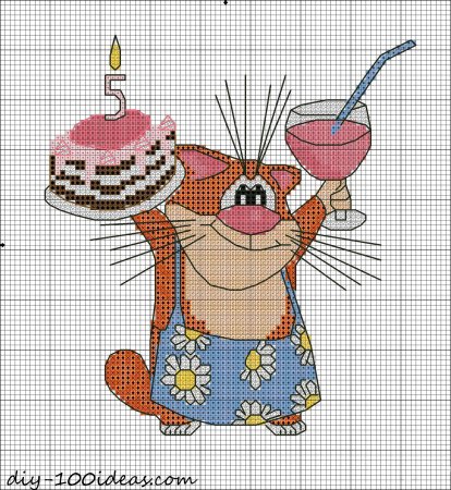 Веселые вышивки