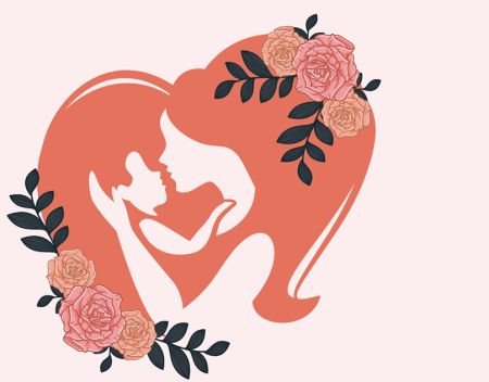 С днём матери надпись для открытки