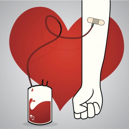 Рисунок на тему донор