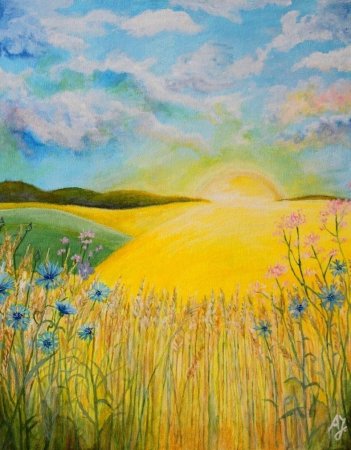 Пейзаж рисунок