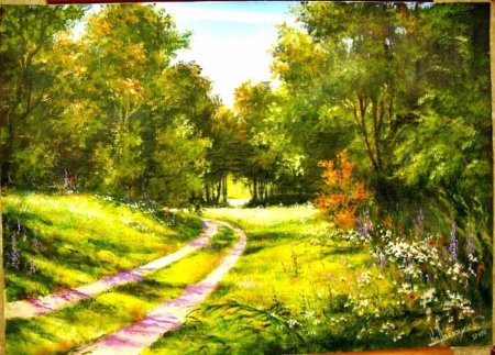 Мультяшный пейзаж