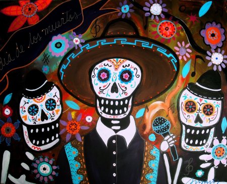 Dia de los muertos арт