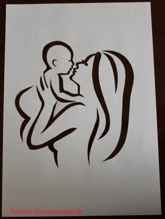 Вытынанки ко Дню матери