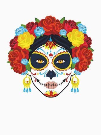 Диа де Лос Муэртос арт эскиз