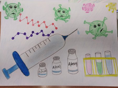 Наука детские рисунки