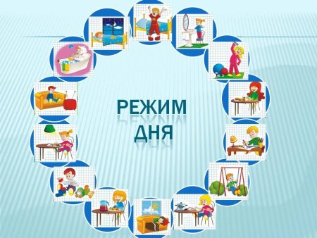 Режим дня для детей дошкольного возраста