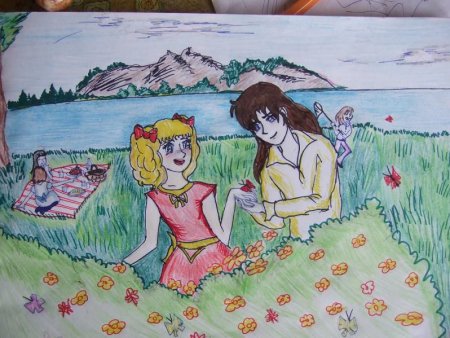 Рисунок на тему летние каникулы