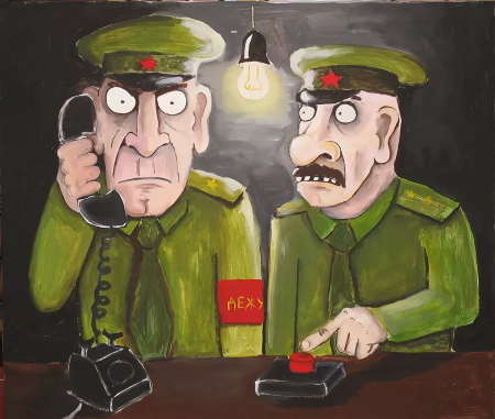 Картина Васи Ложкина Родина слышит