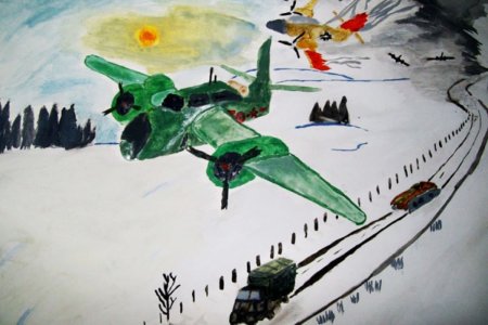 Рисунки на военную тему