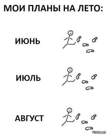 Планы на день пинать