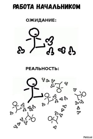 Стал начальником ожидание