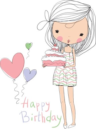 С днём рождения девочке милые